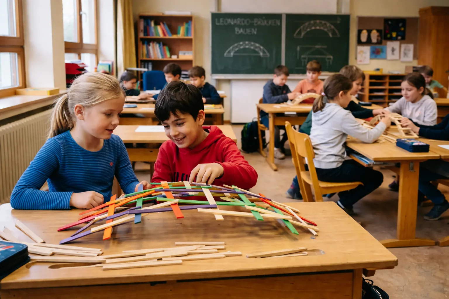Leonardo-Brücke gebaut aus 10IN1 oder dem 10IN1 XL Modulen